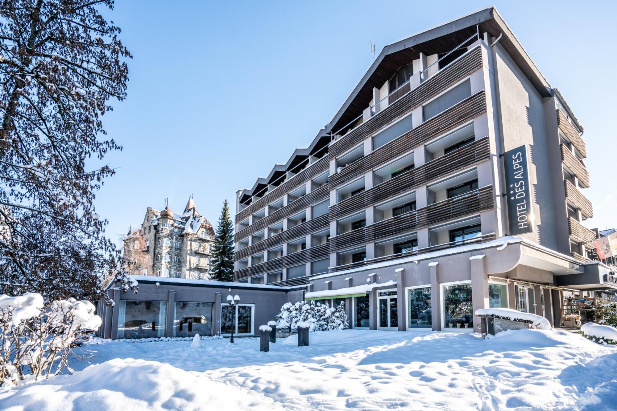 Studio Im Hotel Des Alpes Flims Exterior photo